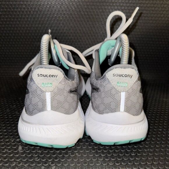 Saucony Omni 20 Gray Mint Green Running Athletic Comfort Shoes Women’s Size 7 - Picture 3 of 8